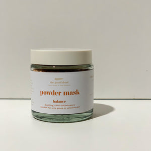 Balance powder clay mask